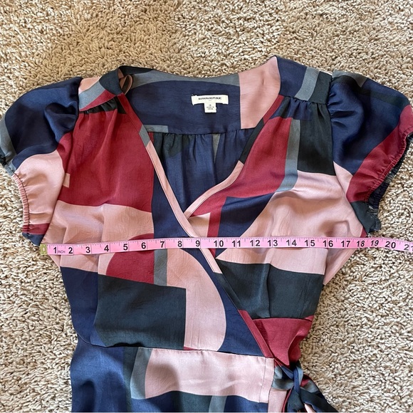 Banana Republic Factory Wrap Dress with Slip Size 14 - Picture 5 of 10